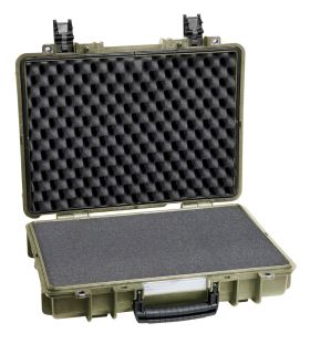 Explorer Case 4209HL, Groen, voorzien van Plukschuim