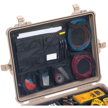 Peli Case Lid Organiser voor type 1600, 1610, 1620